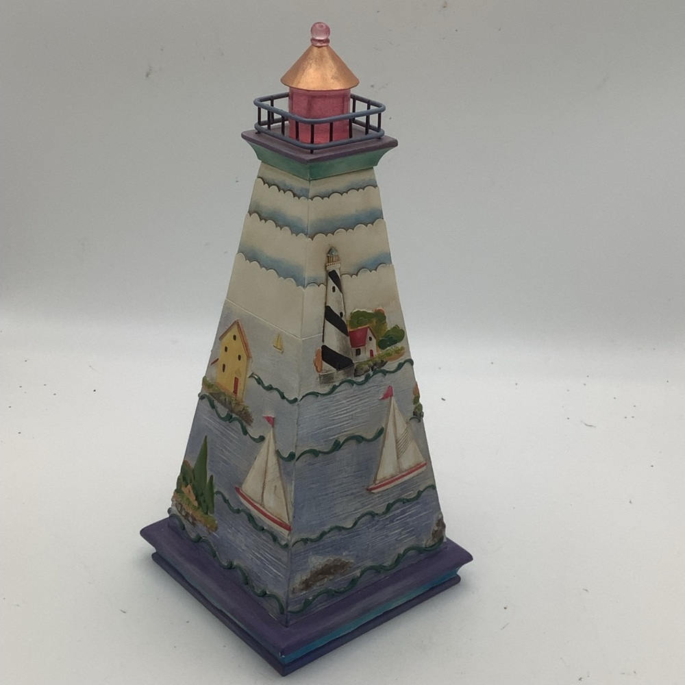Jim Shore 2003 Shorelights “Morning's New Light” Lighthouse